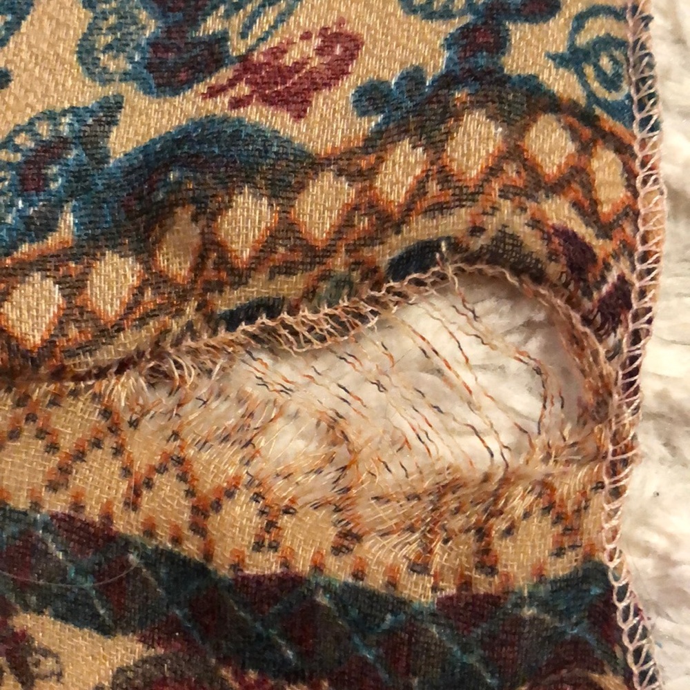 Multi-Colored Patterned Infinity Scarf - Picture 4 of 7